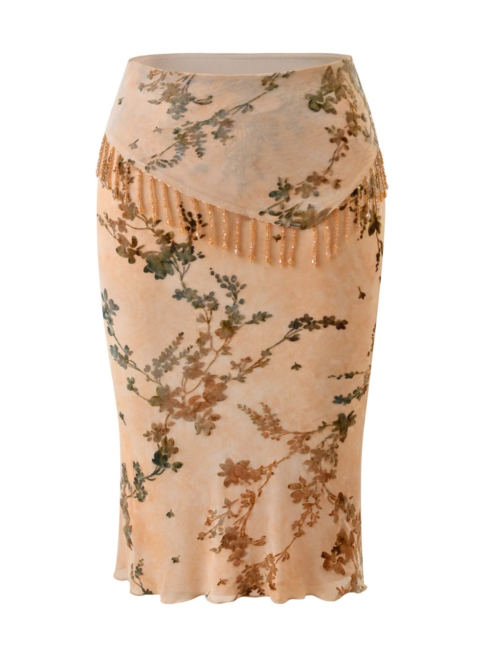 Tiger Mist OONA BURN OUT FRINGE SKIRT NWT